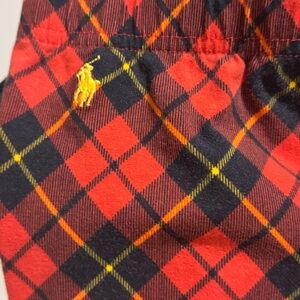 Polo by Ralph Lauren Kids Red and Black Plaid Bottoms